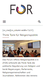 Mobile Screenshot of offene-religionspolitik.de